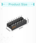 DIP IC Socket Adapter Kit 26 Pieces Set With 18 Pin 7.62mm Row Pitch And 2.54mm 0.1 Inch Pitch shown with dimensions.