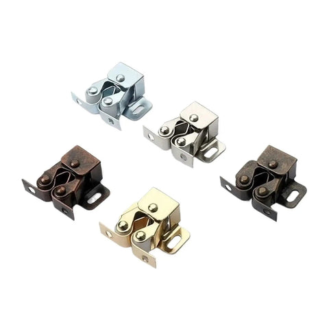 Grab 14 PCS Cabinet Latches For Kitchen Wardrobes! Automatic Spring Catch in five colors for secure cupboard doors.