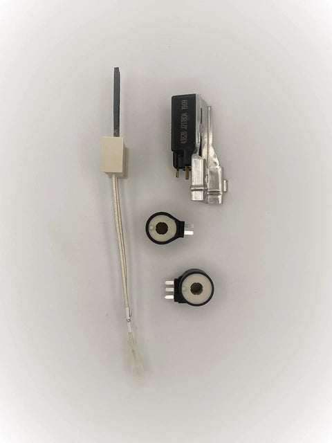 Gas Valve Coils And Flame Sensor Kit For Whirlpool Kenmore Maytag Frigidaire Dryers With 338906 279834 Heat Sensor Includes