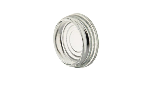 Heavy Duty Clear Glass Coasters Set Of 12, Non Slip Furniture Leg Pads for Hardwood Tile Carpet Floors, round glass coaster with ridged edges.