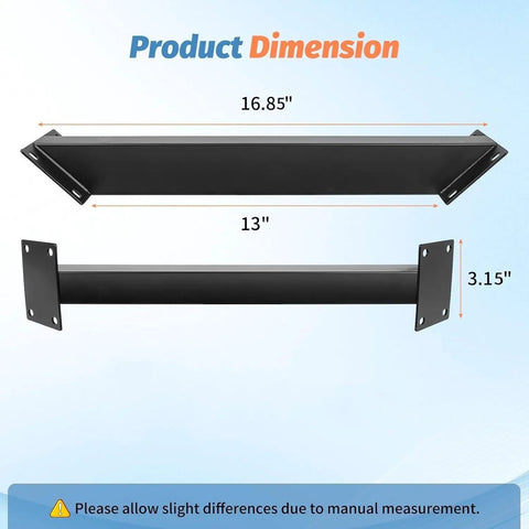 8 Piece 45 Degree Angle Support Bracket Set Easy Install Heavy Duty Steel With Black Coating Ideal For Inside Joint Braces On Patios Gazebos Treehouses And Backyard DIY Projects