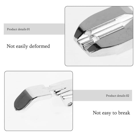 Close-up of Must Have Dope 5 Piece Multifunctional Sewing Machine Presser Foot Set showing durability details.