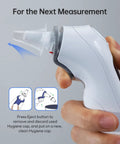 Ultra Fast Digital Ear Thermometer For Adults And Kids With Storage Case One Second Readings Clinically Verified Core Temp Accuracy Easy To Use Kid Friendly Clear Color Display Pocket Ready For Home Use hygiene cap removed