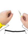Person using Adjustable ESD Wrist Strap With Grounding Cord For PC Building And Electronics Repair Anti Static Wrist Band