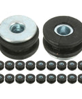 Motorcycle Rubber Grommet Kit for Smoother Rides, Shock Absorbing Cushion Pads Built Tough With Rubber and Metal, Easy Install For Daily Commutes And Long Distance Road Trips, set of 4 rubber metal grommets