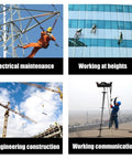Fall Arrest Self Retracting Lifeline With Alloy Steel Housing and Flame Retardant Rope in various work scenarios