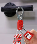 Electrical Lockout Tagout Kit With Hasps And Tags For Safe Lockout On The Job Breaker Lockouts Plug Lockout Nylon Ties And Carry Bag