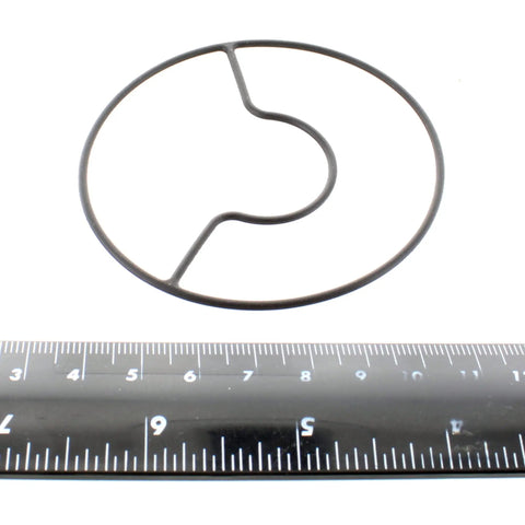 Beefy Rubber Outboard Seal For 135 To 300 HP Mercury Mariner Engines 26-828225 Replacement Gasket, Marine Waterproof Seal, Tough, Easy Install, Old Stock Ready For Quick Fix, 30 Day Warranty, rubber seal with ruler