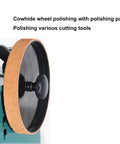 Electric Knife Sharpener Wet Stone Grinder Two Direction Multi Purpose Bench Tool with cowhide wheel for polishing tools.