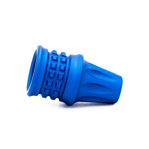 Bolt Knob For Bergara And CZ 457 Threaded M6X1 Aluminum Blue Anodized Hard Coat Mil Spec Upgrade, side view