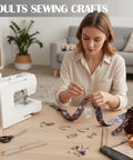 Heavy Duty One Inch Swivel Snap Hooks For Keys And Gear Sixty Pack Dang Solid Steel Clips used by a woman in sewing crafts.