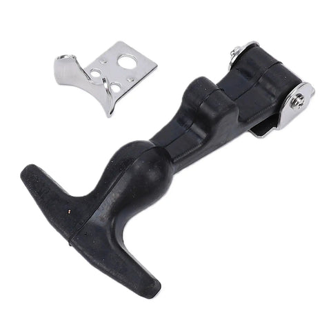 4 Pack Elastic Stainless Steel Rubber Hood Latches With Brackets Flexible T Handle Hasp Rubber Draw Latches A124B3