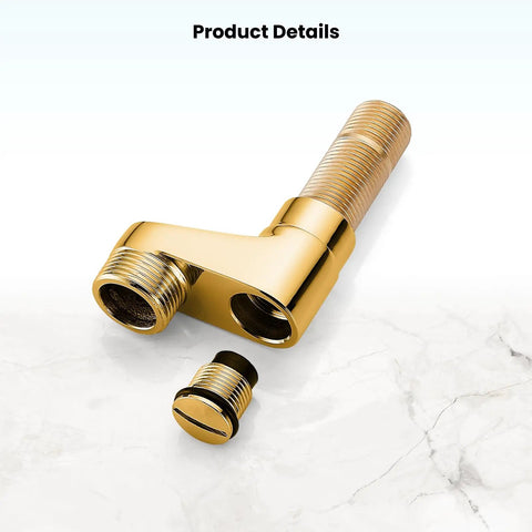 Clawfoot Tub Adapter With Adjustable Three And Three Eighths Inch Swing Arms For Two Hole Faucets In Polished Chrome Heavy Duty