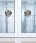 Recessed Flush Pull Handles For Glass Doors, Smooth Inner Design, Stainless Steel, 2 Pack, on sliding glass doors in wardrobe