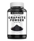 Bottle of Ultra Fine Graphite Powder 8 Oz Dry Lubricant For Sketching Drawing Pencils And Locks 100 Percent Pure Graphite