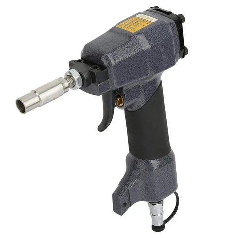 Lightweight Pneumatic Nail Gun For Trim And Finish Work, Pin Nailer For Woodwork, durable metal build, side view