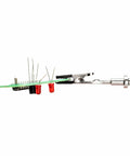 Helping Hands With Four Magnetic Gooseneck Arms, Adjustable And Flexible, Clamps Secure To Base, aiding PCB assembly with precision.