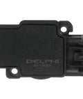 Top view of AF10060 Mass Air Flow Sensor New OE Calibrated MAF Sensor for Precise Air Intake Readings, black rectangular unit