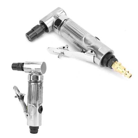 Heavy Duty Pneumatic Die Grinder With A Badass Build Cranking Out Dang Fast 20000 Rpm, silver metal construction, adjustable chuck.