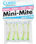 Go To Mini Mite Jig In A Tube Lure With Bucktail Or Marabou Body For Ultra Versatile Freshwater Fishing, packaged in tubes