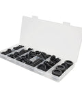 170-Piece Rubber Grommets Kit With Divided Organizer For Auto, Plumbing and PC Builds, Flexible, Heat and Wear Resistant Eyelets