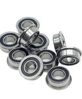 10 Pack F623 2RS Flange Ball Bearings 3x10x4mm For Voron 0 And Zero Point One 3D Printers A B Drive Idlers in steel