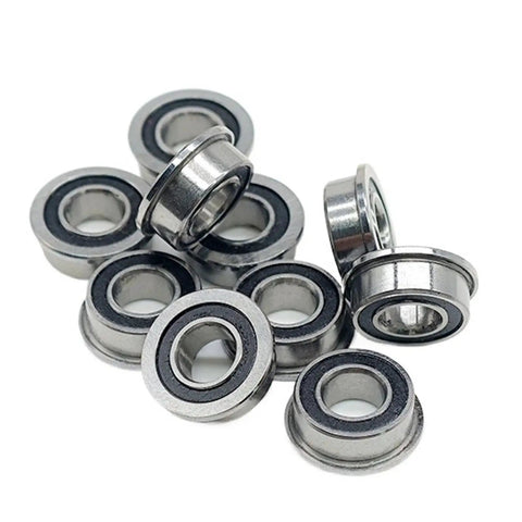 10 Pack F623 2RS Flange Ball Bearings 3x10x4mm For Voron 0 And Zero Point One 3D Printers A B Drive Idlers in steel