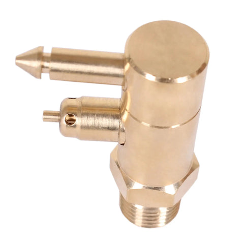 Brass Quick Connect Fuel Line Fitting 8897-6 1/4 Inch NPT Male Thread Marine Tank Side Connector No Tools Needed