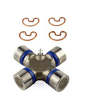 Heavy Duty U-Joint Kit 5-134X for 1310 1330 Series OSR Outside Snap Ring, Greaseable Bearing with 1.062 Inch Caps displayed with rings