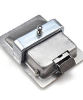 Stainless Steel Visible Push To Close Latches With Pull To Open Mechanism For Same Plane Cabinet Lock 1 Piece No Fuss Design