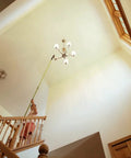 Using Candelabra Bulb Changer For Chandeliers No Ladder Needed No Extension Pole Upward Facing Bulbs Replacement Tool For High Ceilings