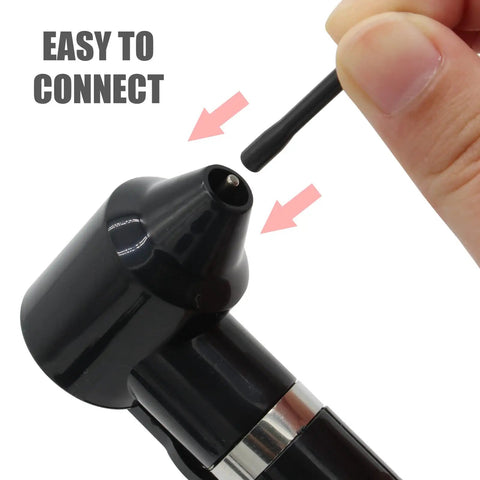 Connecting mixing stick to Electric Ink Mixer Kit For Pigments And Eyebrow Colors, Fast And Smooths Thick Tattoo Inks