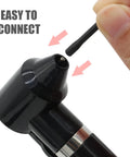 Close-up of Tattoo Ink Mixer Machine Kit With 100 Mixing Sticks And 100 Disposable Ink Caps For Microblading Supplies Dope Pigment Mixer