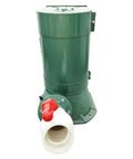 5 kW Hydroelectric Generator For Off Grid Power 220 Volt 60 Hz Single Phase Water Turbine with AVR, green casing, front view