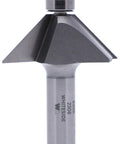 Pro Grade Heavy Duty Chamfer Router Bit 2306 With 45 Degree Bevel For Clean Edges, 1-1/16 Inch Cutting Length, carbide tipped