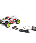 Micro RC Car 1/28 Scale 2WD Ready To Run With Aluminum Chassis And Oil Filled Shocks, 13 Plus MPH Top Speed, accessories shown