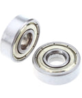 Premium 50 Pack 608ZZ Deep Groove Ball Bearings 8x22x7mm showing metal shield design for smooth operation.