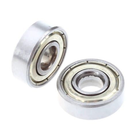 Premium 50 Pack 608ZZ Deep Groove Ball Bearings 8x22x7mm showing metal shield design for smooth operation.