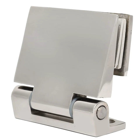 Heavy Duty 304 Stainless Steel Glass Door Hinge Built Tough With Ball Bearings For Smooth Swinging 8 To 12 Mm Tempered Glass Bathroom Hardware And Home Window Fixtures.
