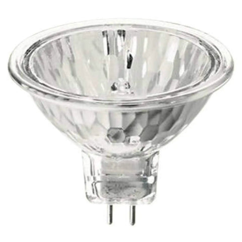Halogen Light Bulbs 50W MR16 12V GU53 2 Pin Dimmable Landscape Indoor Outdoor Flood Lighting Pack, 10 Pack Bundle With Osram 50W 1 Pack For Track Fixtures And Cabinet Lighting.