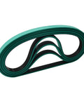 8.0mm Thick Green Wear-Resistant Rubber Conveyor Belt For Folder Gluing Machine 980-25-8 Premium Industrial Replacement Belt, Durable, Heavy-Duty, Built-To-Last, Anti-Static, Smooth Tracking, Long-Lasting Life, coiled view
