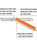 9 Inch Sliding T-Bevel Gauge With Solid Wood Handle Steel Blade Sets And Copies Angles Easily Pro Tool For Framing Cabinetry and Repair Job Sites Where Reliability Is Key, includes an adjustable aluminum handle.