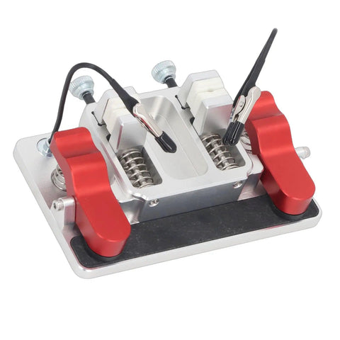 Helping Hands Soldering Station With Aluminum Clamps, Third Hand Tool For PCB Wiring, LED Strip Soldering, And Circuit Board Repair