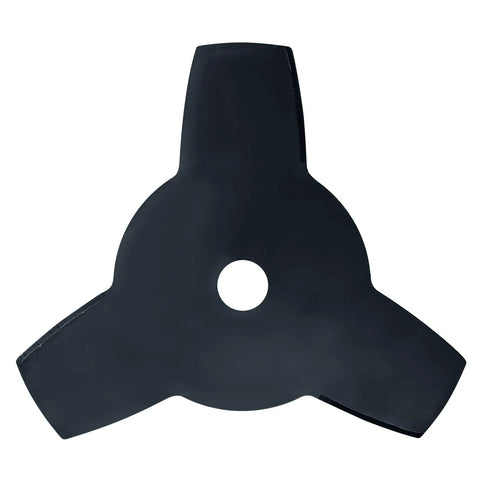 Grass Knife 255 Replacement For Scythes With 25.4 mm Bore And 255 mm Cutting Width Three Tooth Metal Knife For Petrol Electric And Battery Scythes