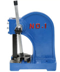 1 Ton Manual Desktop Punch Press Machine With 5.5 Inch Work Height Cast Iron Body For Stamping Bending Stretching And Forming