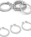 Premium Two Piece External Circlips Made From Solid 304 Stainless Steel Retaining Rings for Cars and Bearings, size 55-62mm.