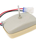 WR60X26085 Refrigerator Evaporator Fan Motor Replacement For Common Refrigerators Fits GTH21GBEABB, shown with wiring