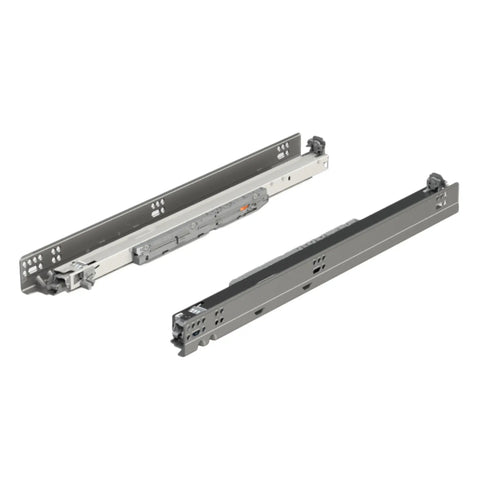 Heavy Duty 21 Inch Concealed Undermount Drawer Slides Full Extension Soft Close Steel Cabinet Hardware Kit with Mounting Brackets