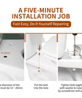 Installation process of 4 Pack Toilet Seat Bolts With Nuts And Washers For Quick Fix No Wiggle Replacement Fasteners Fits Kohler And Toto Toilet Seats By Syocsek Durable Steel Screws Set