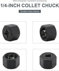 1/4 Inch Router Collet Replacement For PR20EVS Bosch Router, Brand New Unused, Durable Aluminum Build, Easy Install, Precise Bit Changes